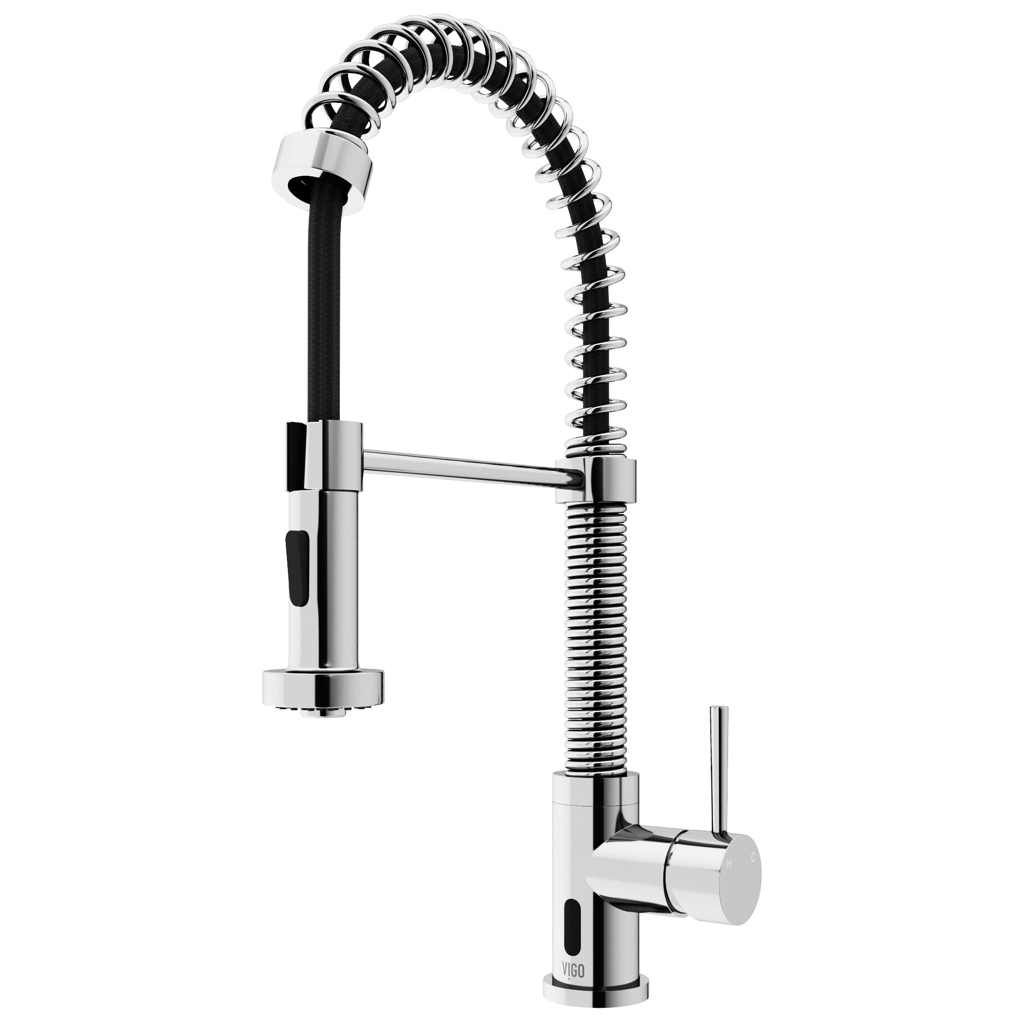 VIGO Edison 19'' H Single Handle Pull-Down Sprayer Kitchen Faucet